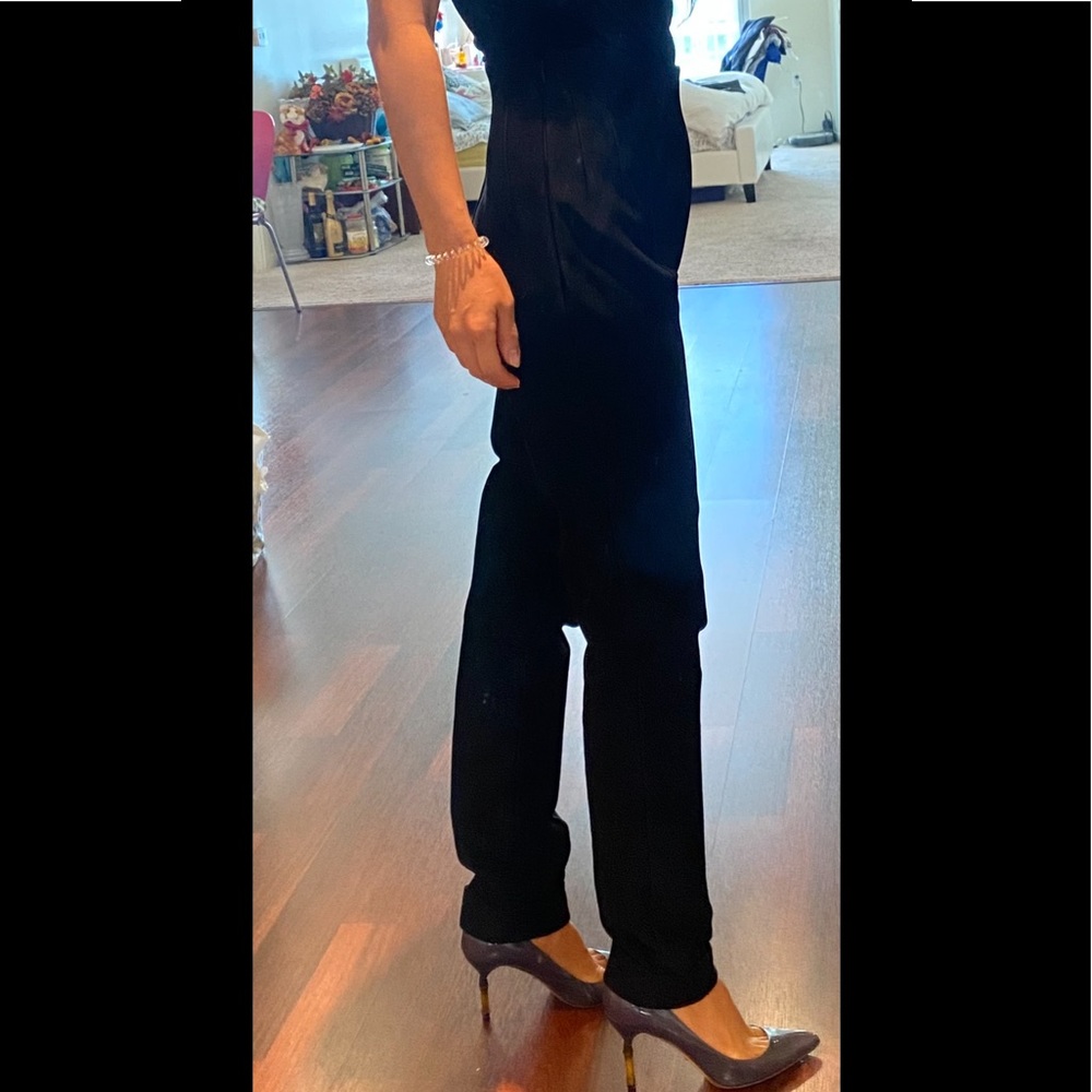 Salvatore Ferragamo Women’s Wool-Blend Stretch Black Pants - Size 4/40